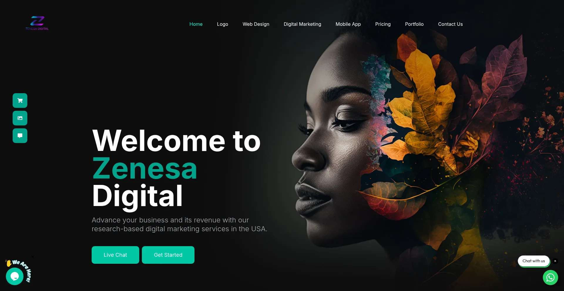 Website screenshot of Zenesadigital.com