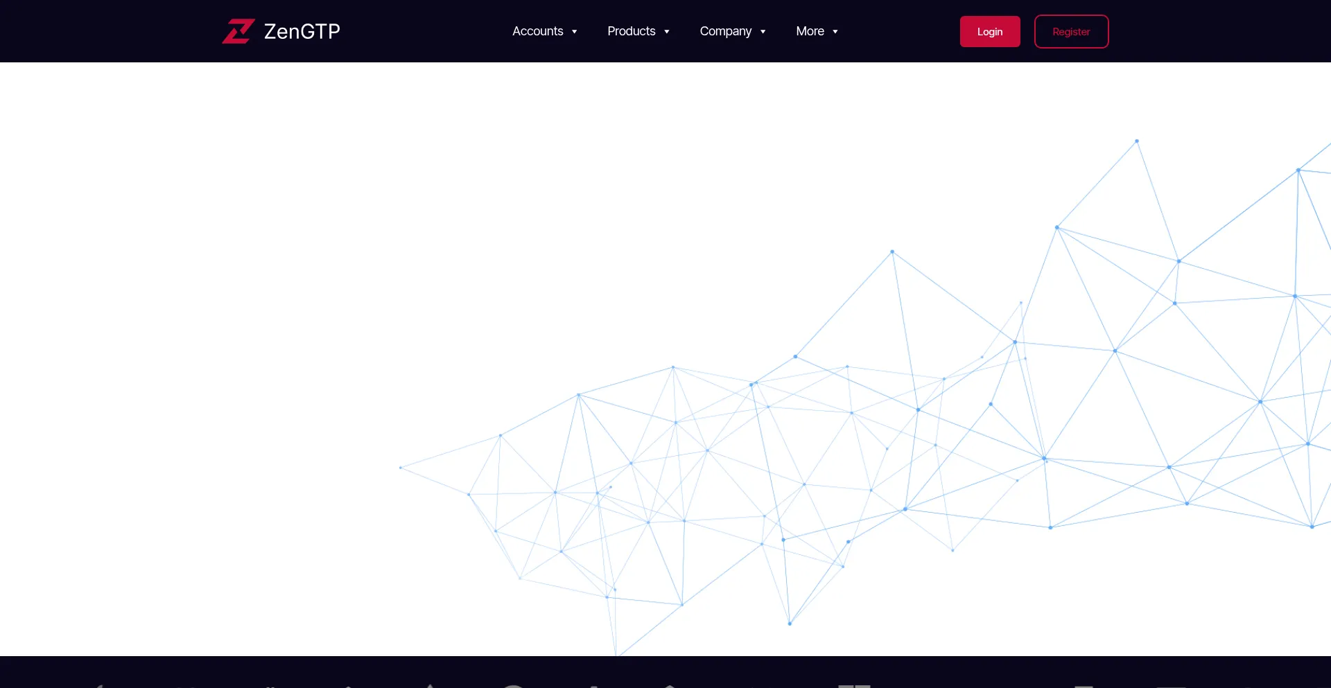 Website screenshot of Zengtp.com