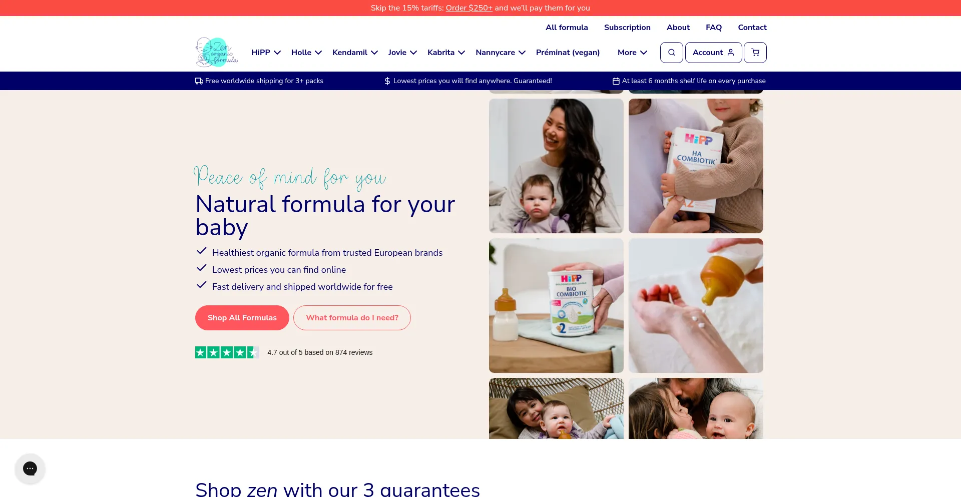 Zenorganicformula.com Screenshot
