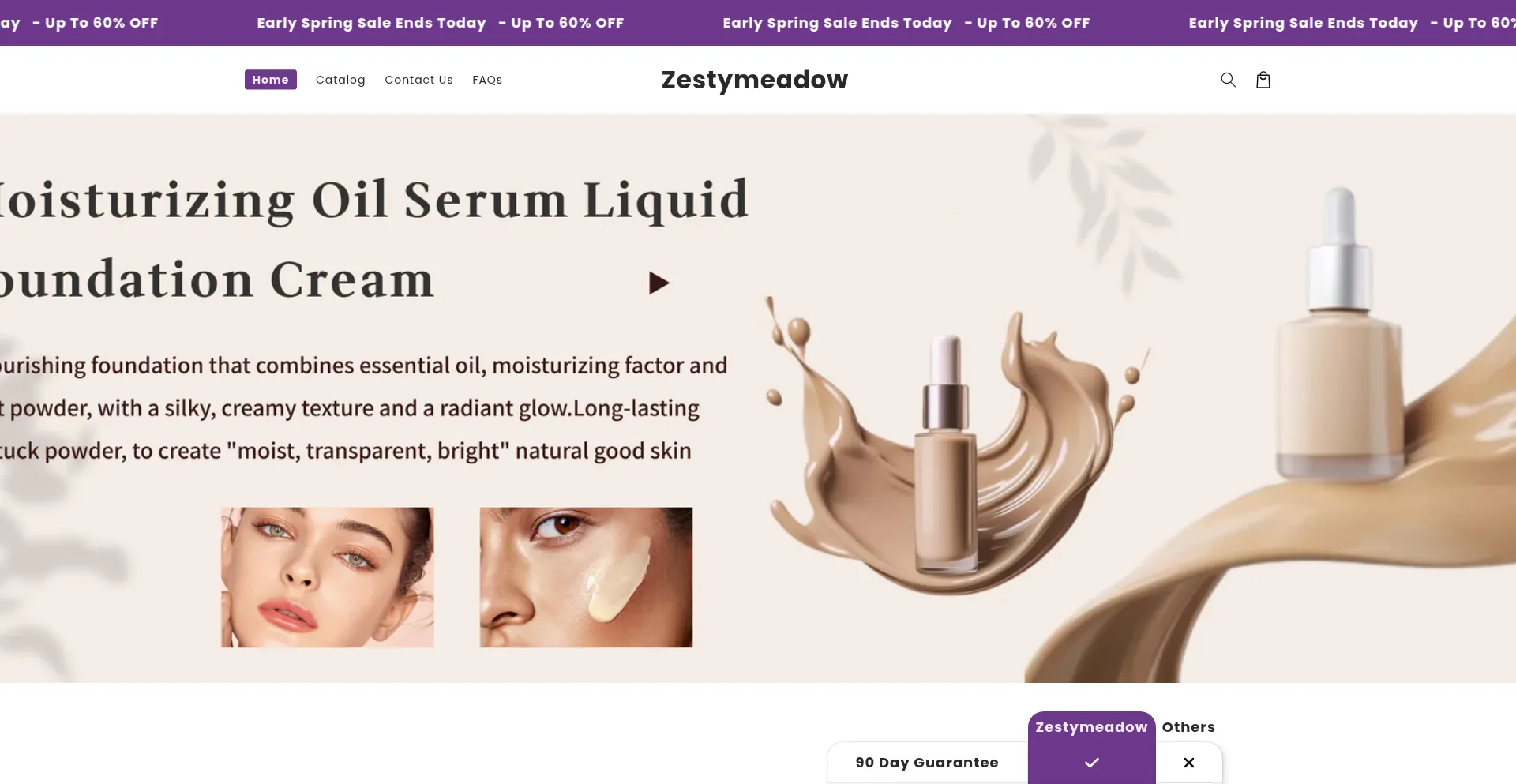 Zestymeadow.com Screenshot