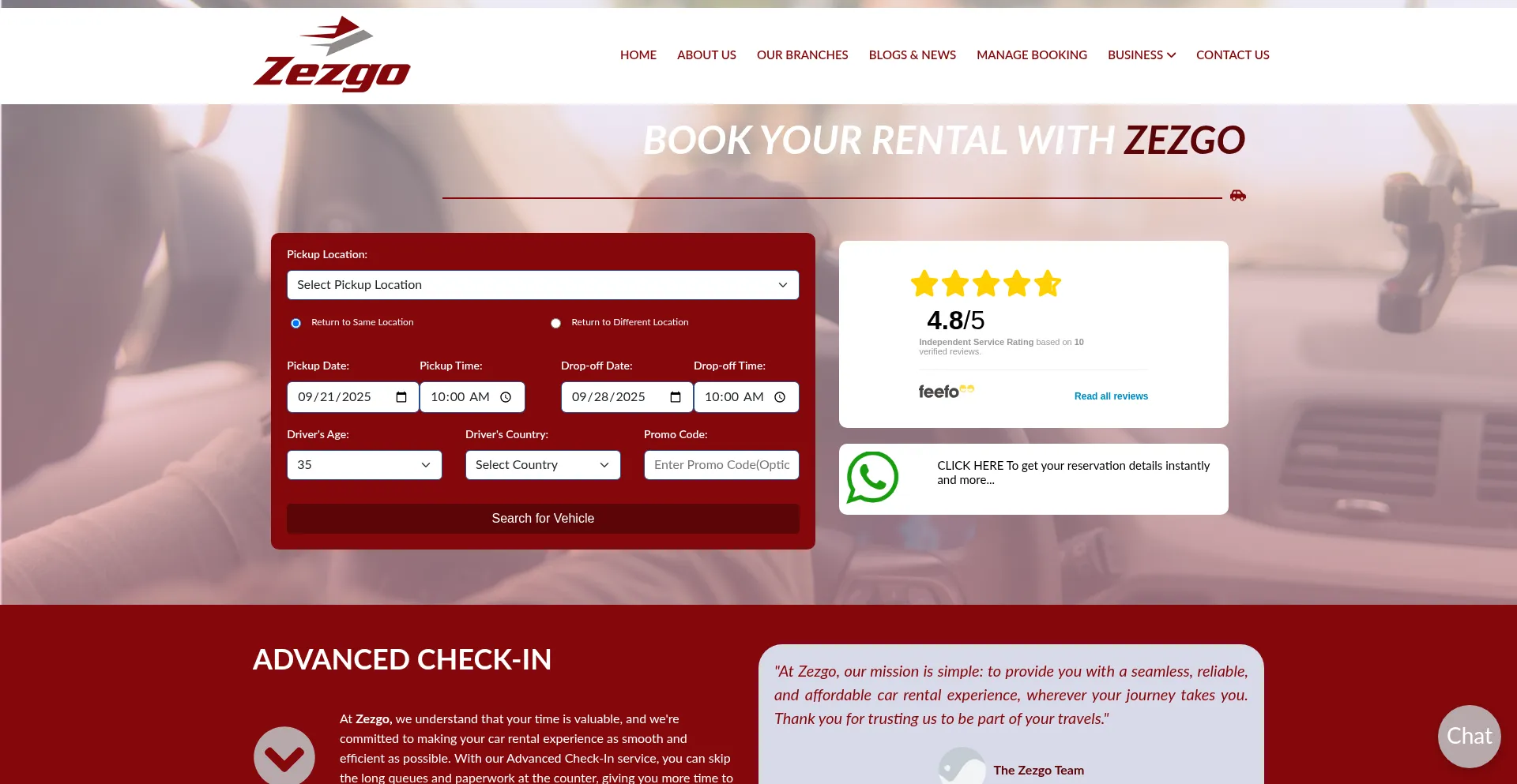Zezgo.com Screenshot