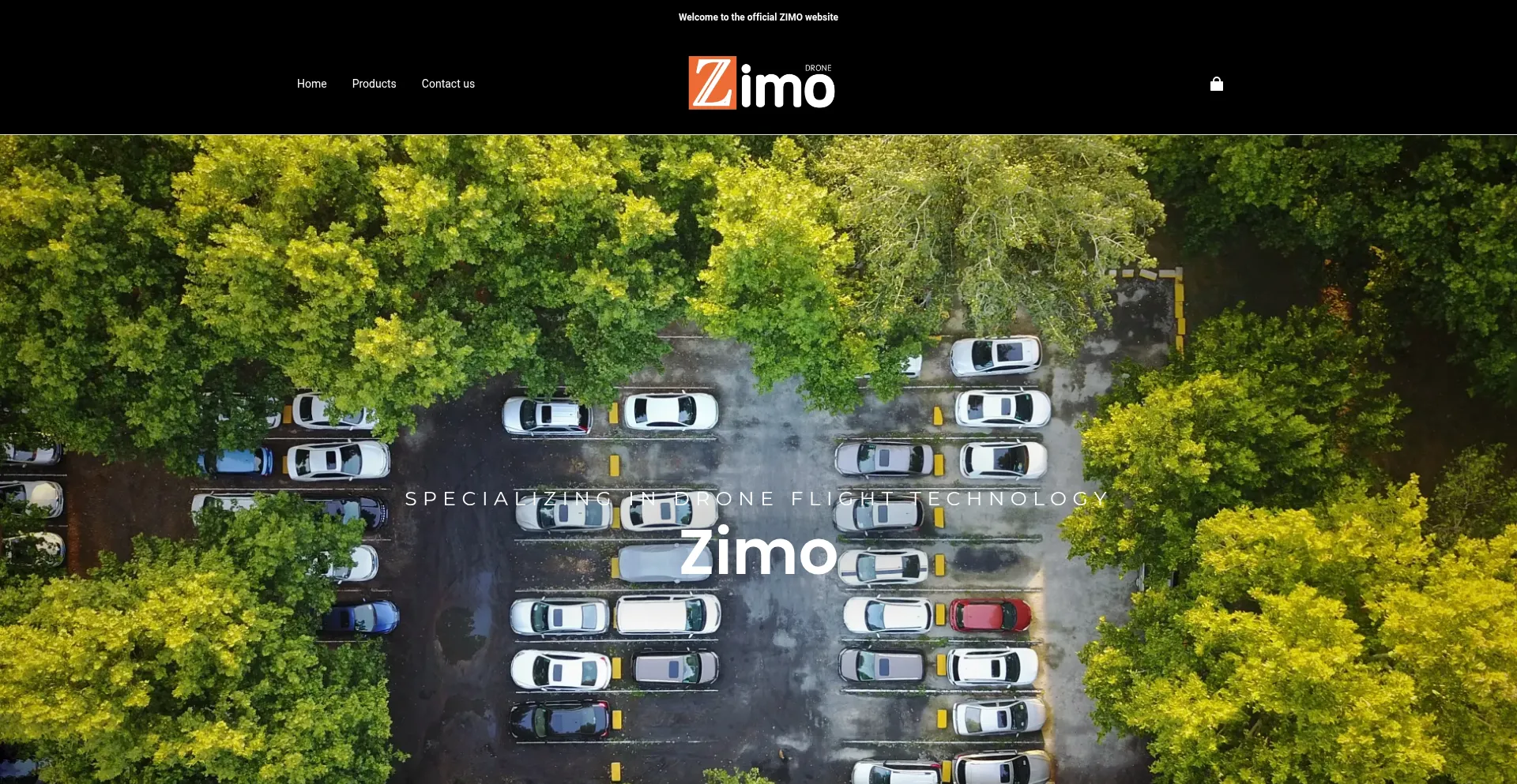 Website screenshot of Zimodrone-nz.com