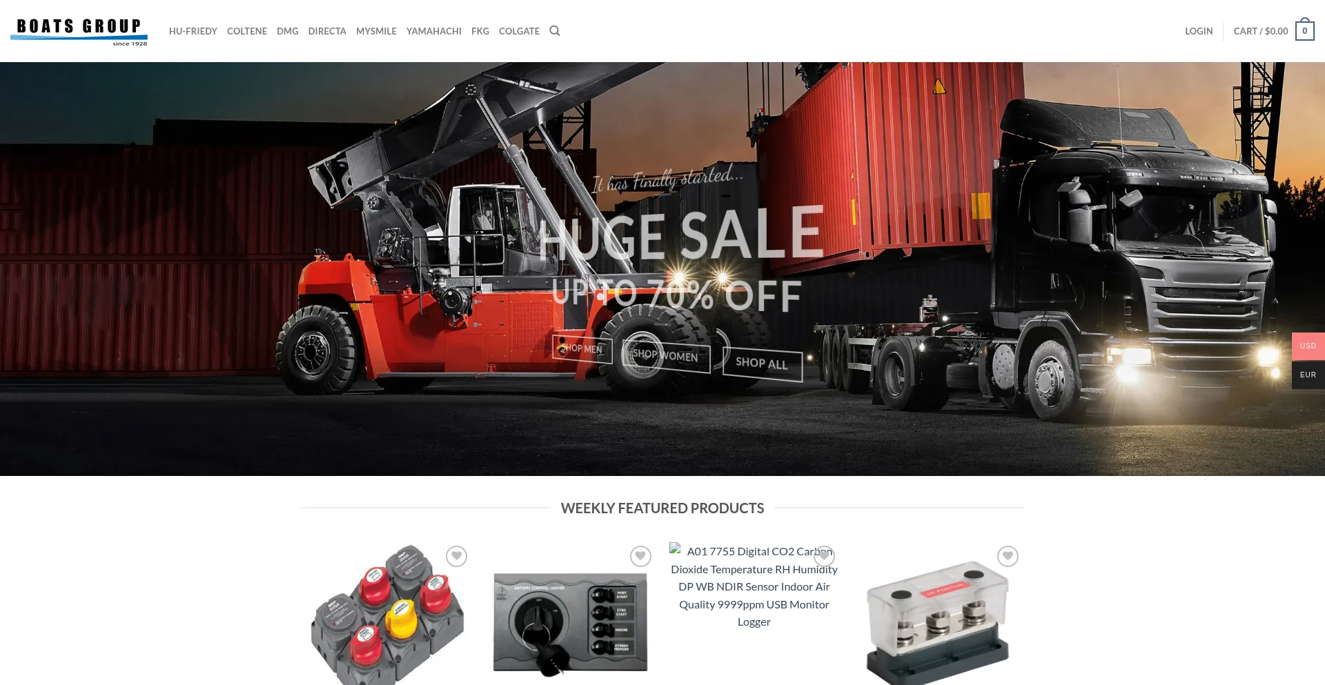 Website screenshot of Zsboats.therestlessdrummer.com